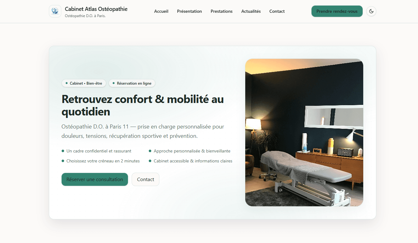 Accueil - Cabinet paramédical